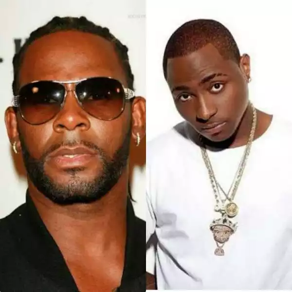 Over-Excited Davido Posted This After U.S Singer, R. Kelly Remixes His Hit Song, ‘If’